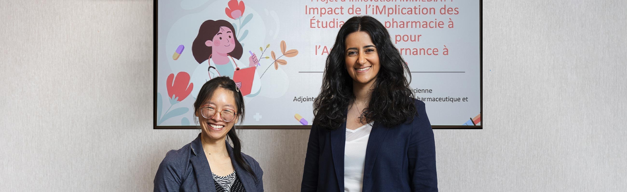 Héléna Soriya Kvann et Farah Mitry